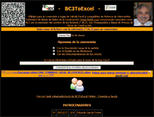 Tablet Screenshot of bc3toexcel.com